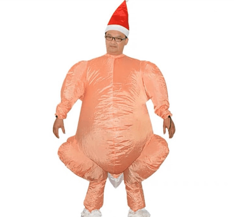 Inflatable Christmas turkey outfit from Taobao